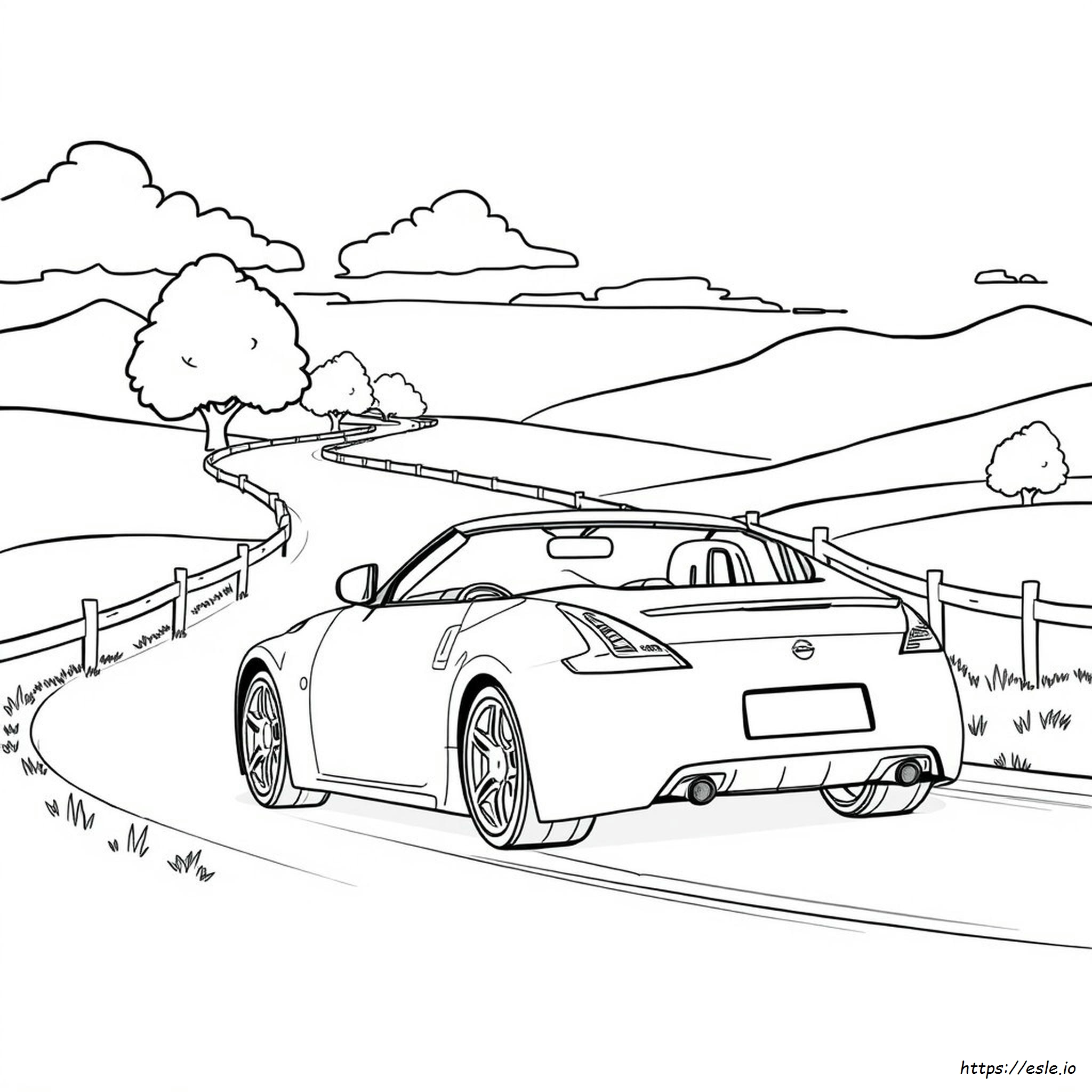 Nissan 370Z Coloring Pages