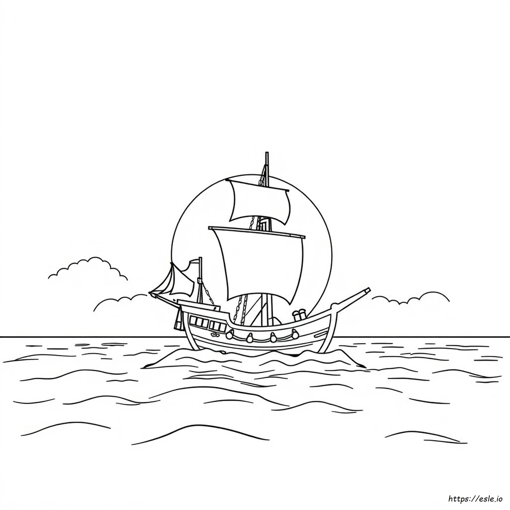 Pirates Of Caribbean Coloring Pages