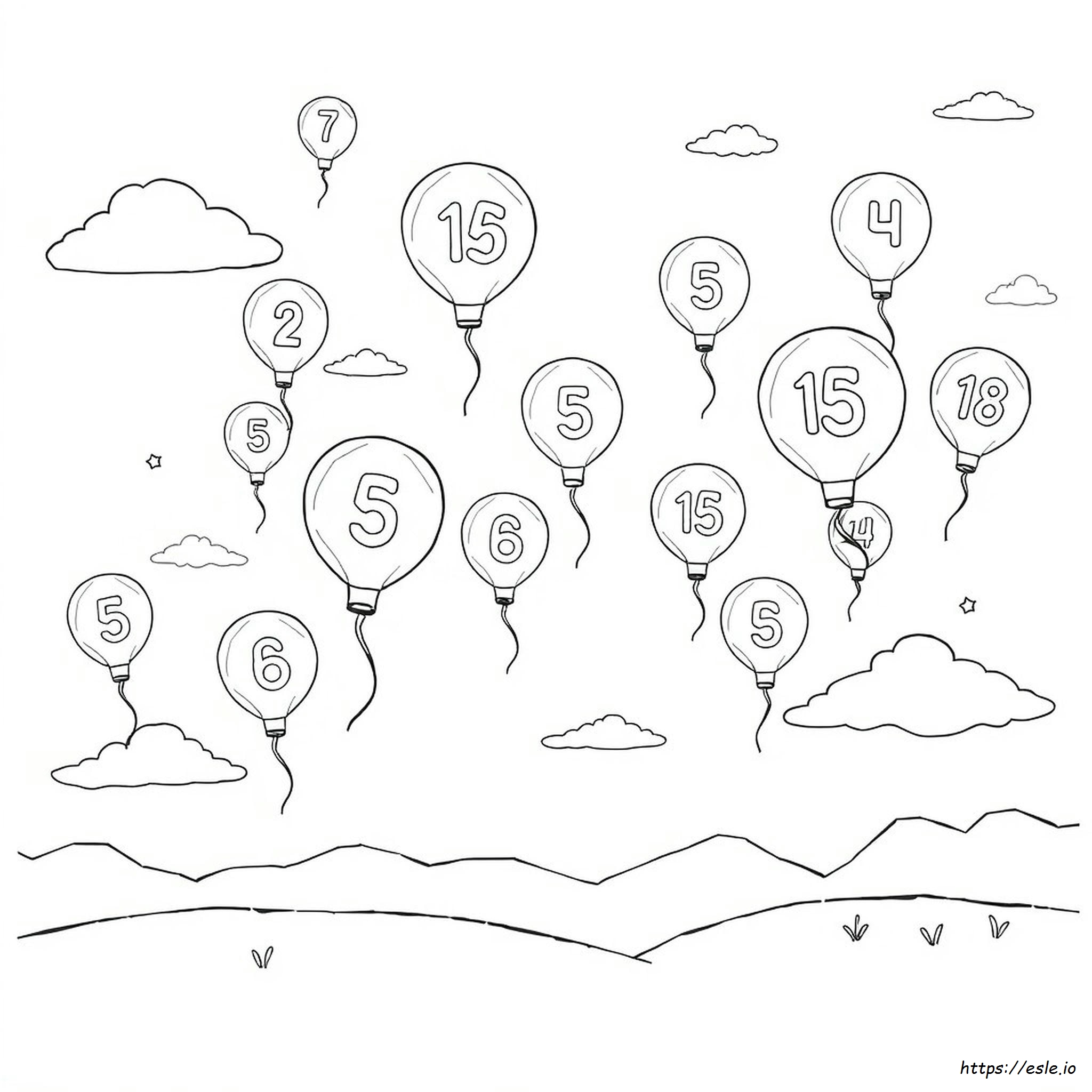 Coloriage Et Chiffres