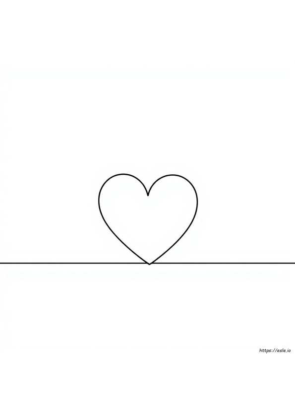 Coloriage Forme De Cœur