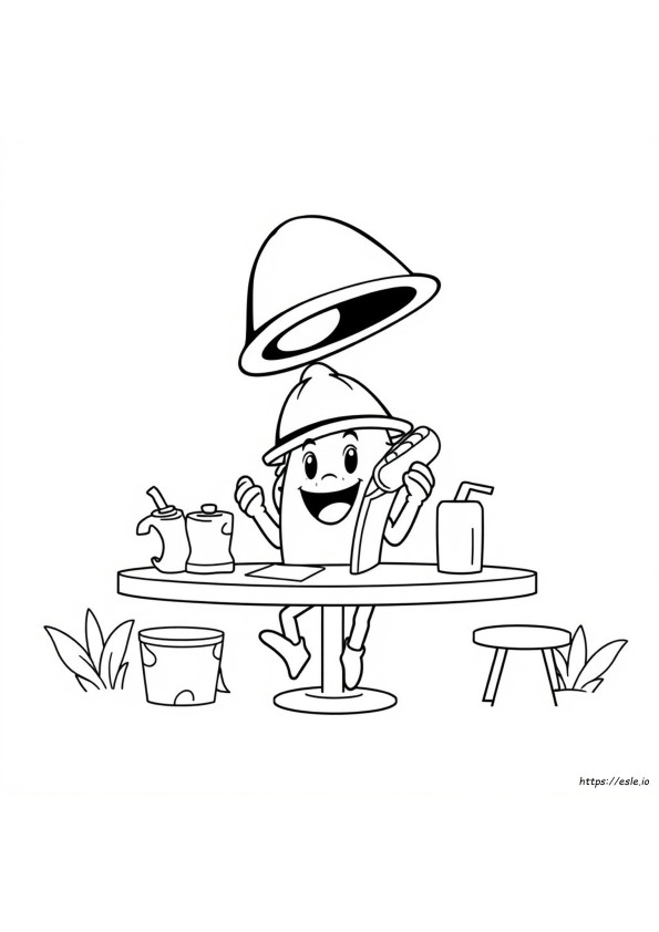 Coloriage Taco Bell