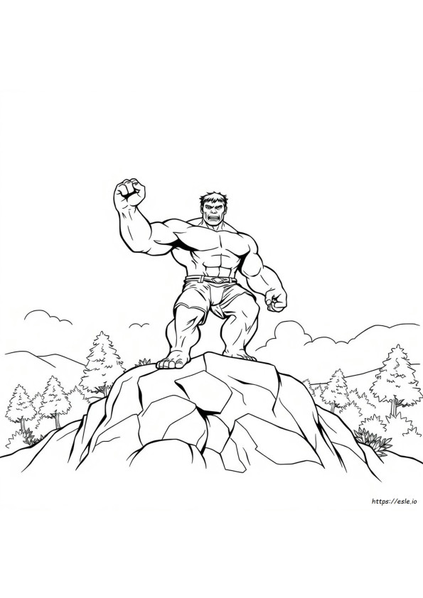 Colouring Pages Of Hulk