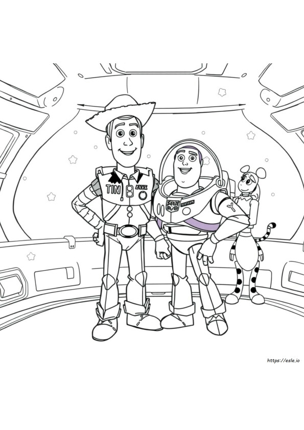 Toy Story 2 Kleurplaat
