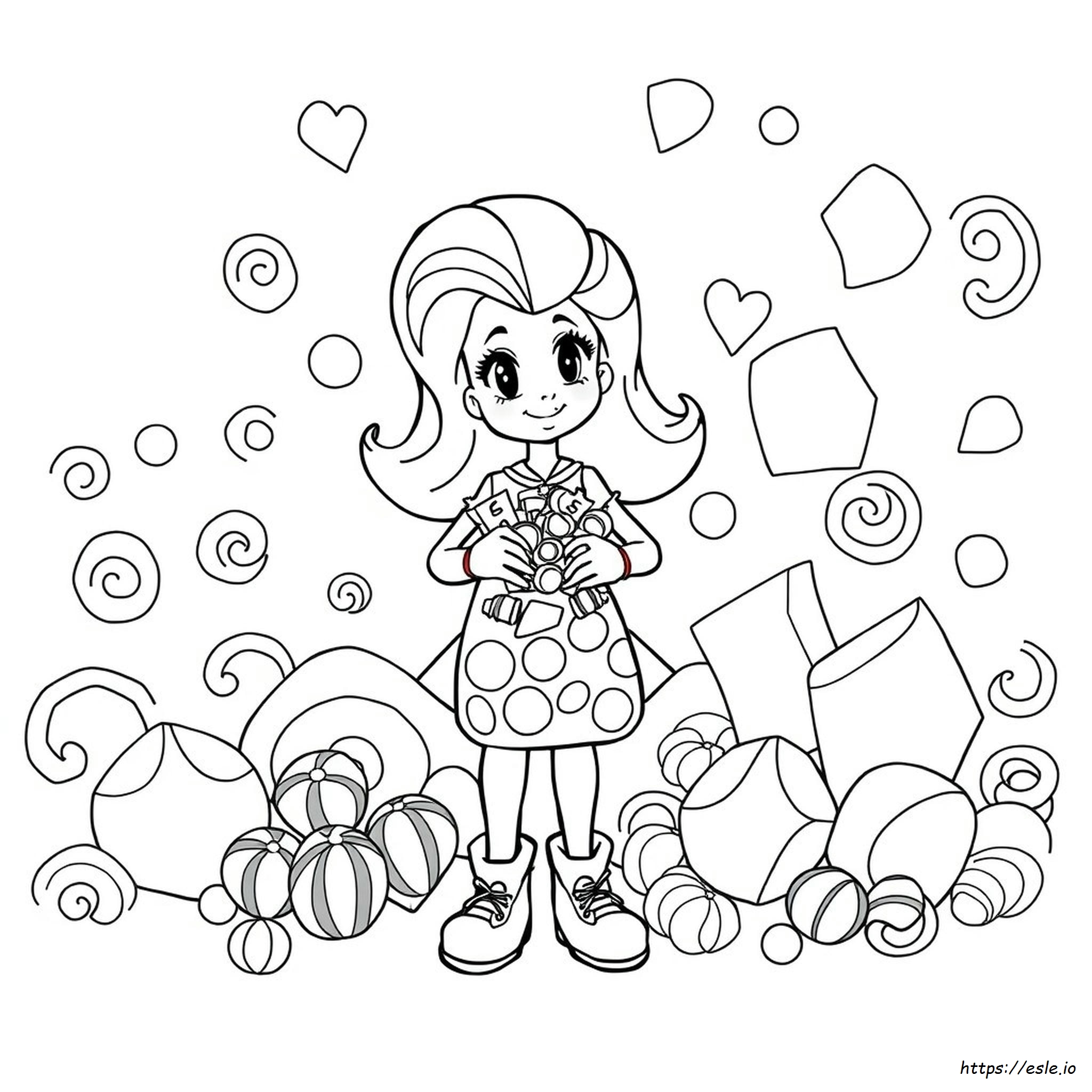 Candy Lisa Frank Coloring Pages