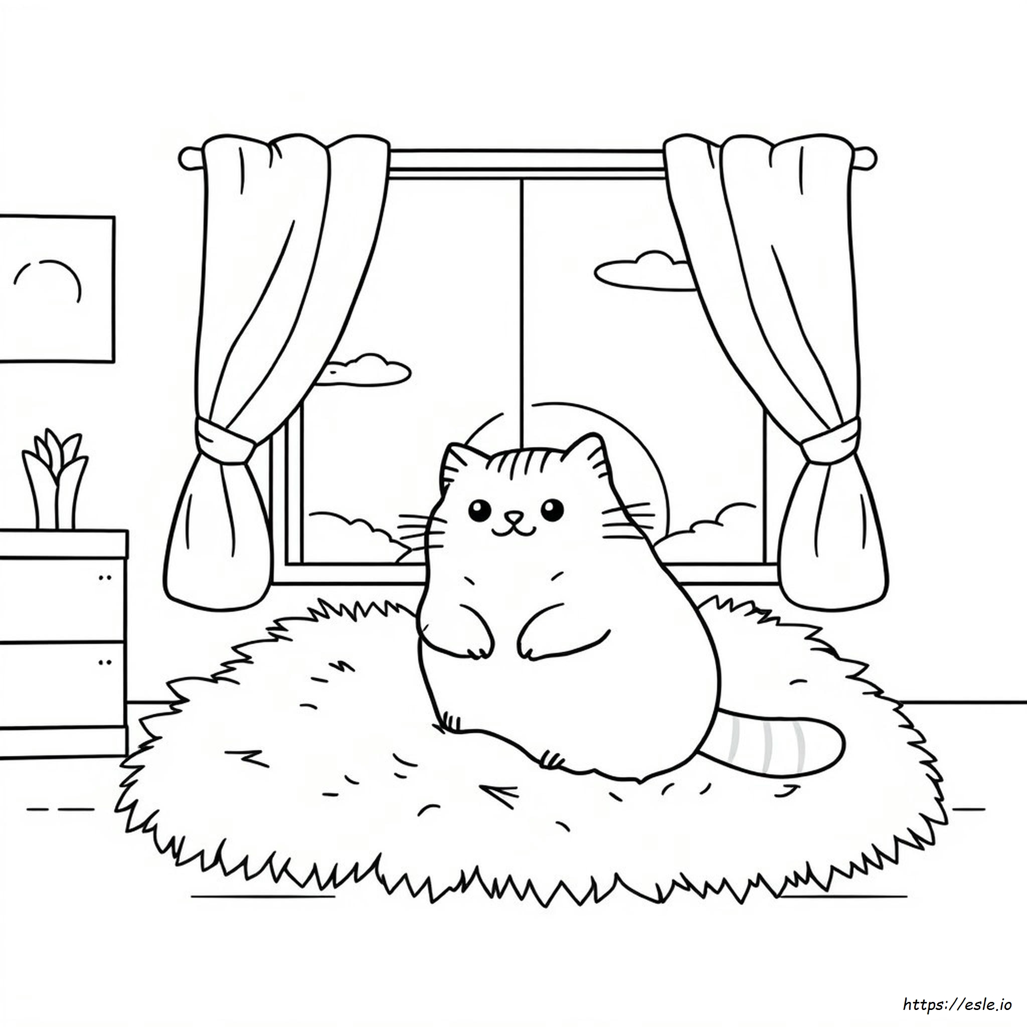 Pusheen Katze Ausmalbilder Kostenlos