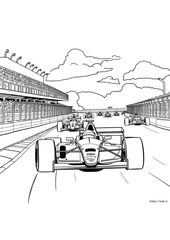 Coloriages Formule 1