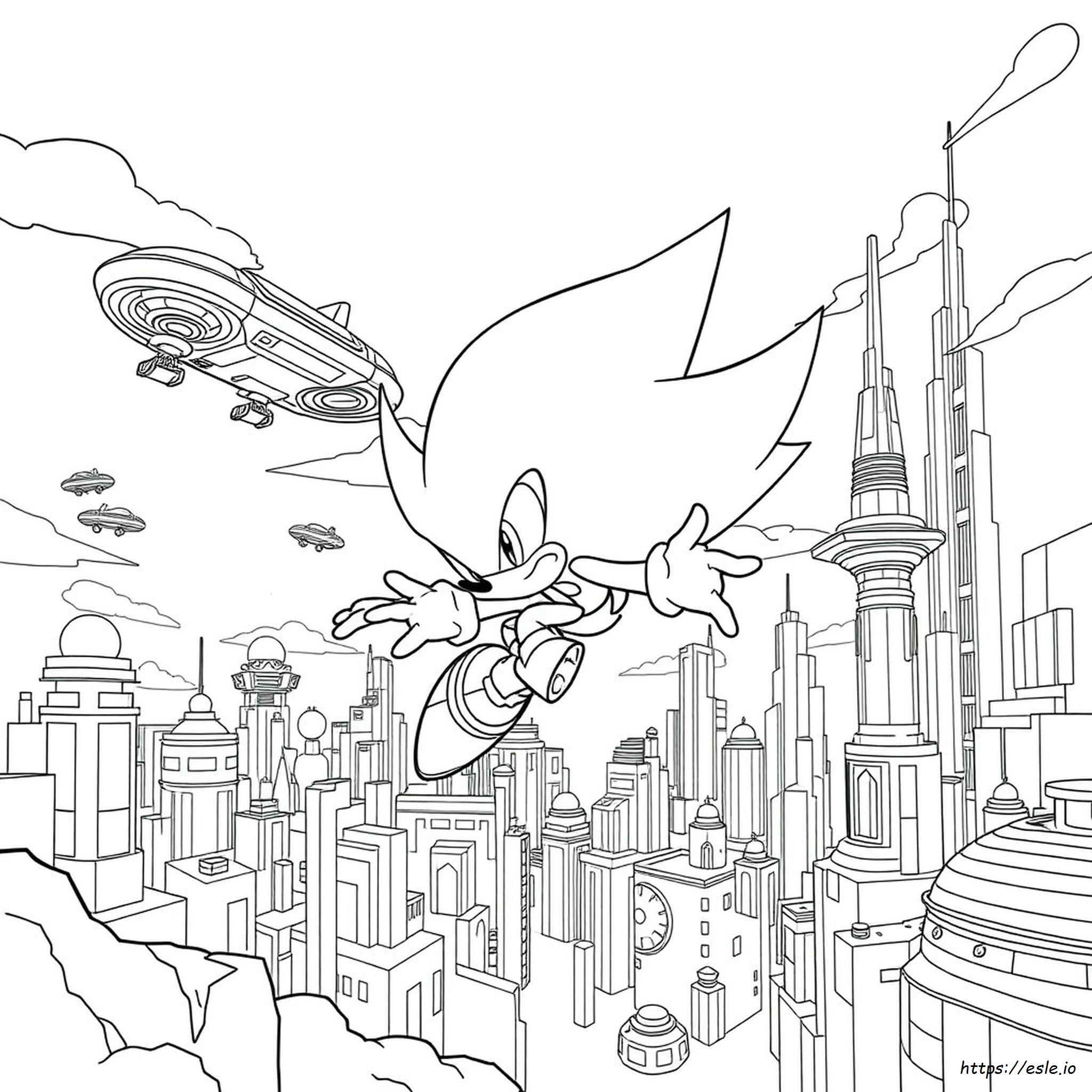 Super Neo Metal Sonic Coloring Pages
