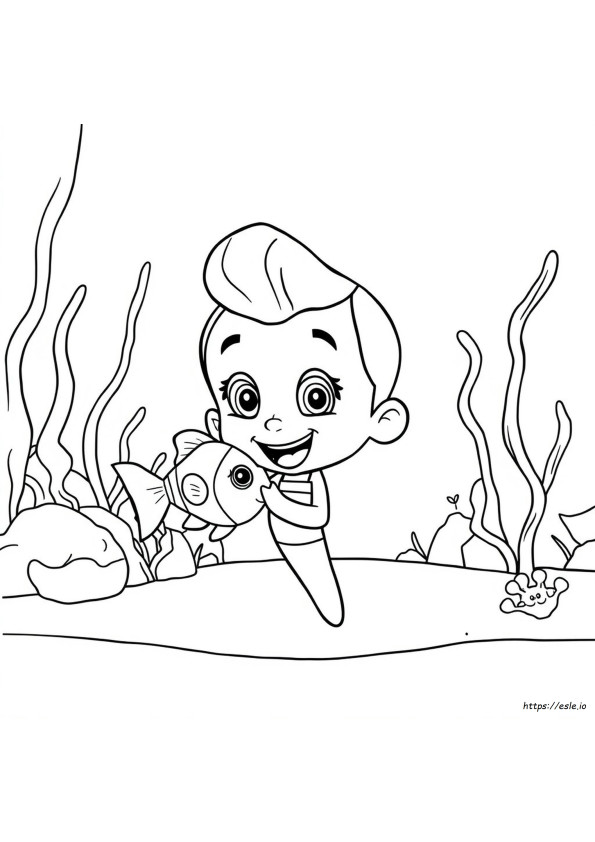 Bubble Guppies Coloring Pages Zooli