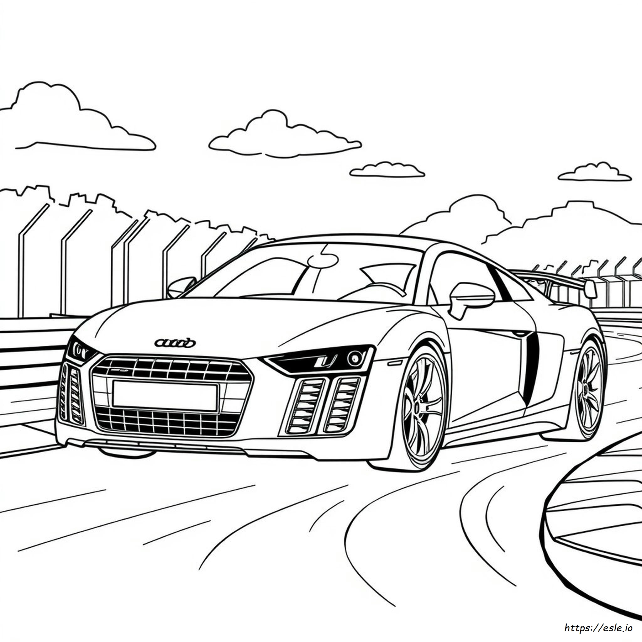 Audi R8 Colouring