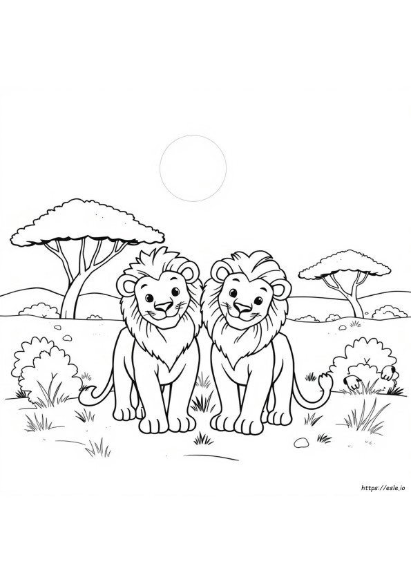 Between The Lions Coloring Pages