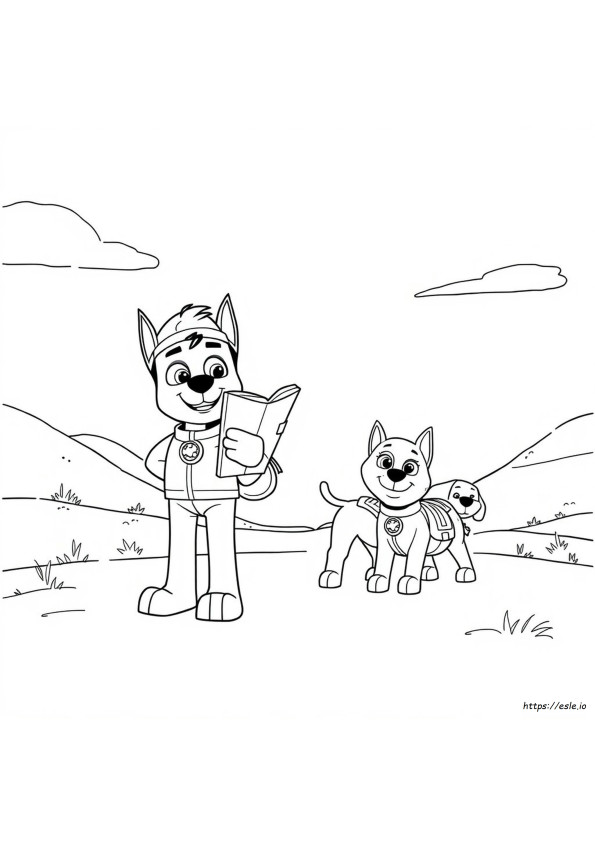 Ryder Paw Patrol Coloring Page