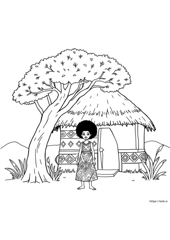 Afrocentric Coloring Pages