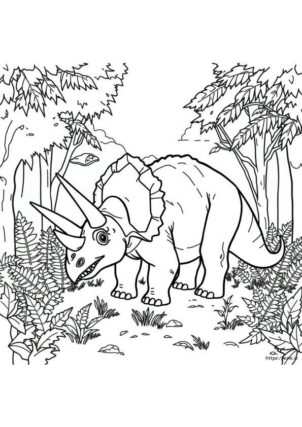Triceratops Boyama