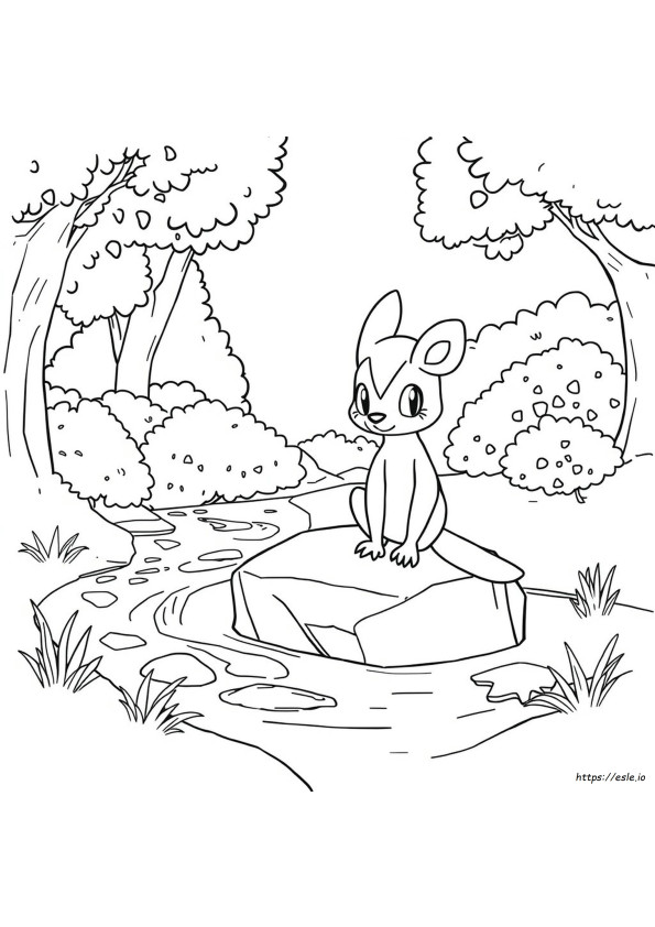 Riolu Coloring Page