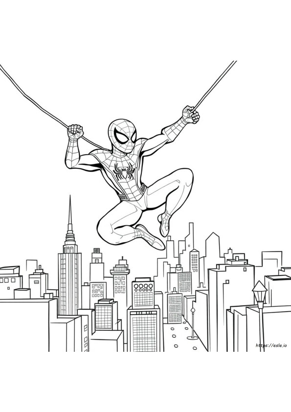 Spider Man Colouring Pictures To Print