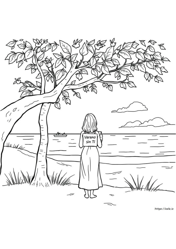 Un Verano Sin Ti Coloring Page