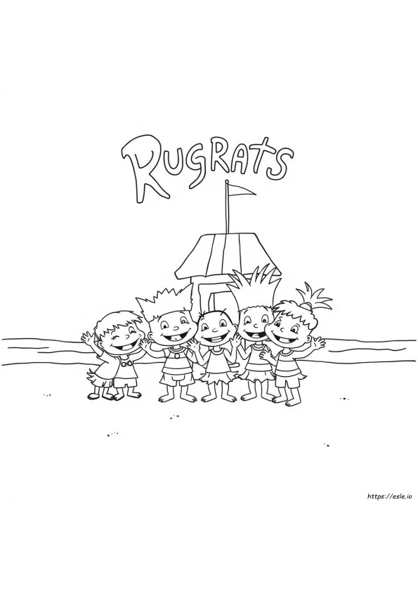 Rugrats Logo Coloring Pages