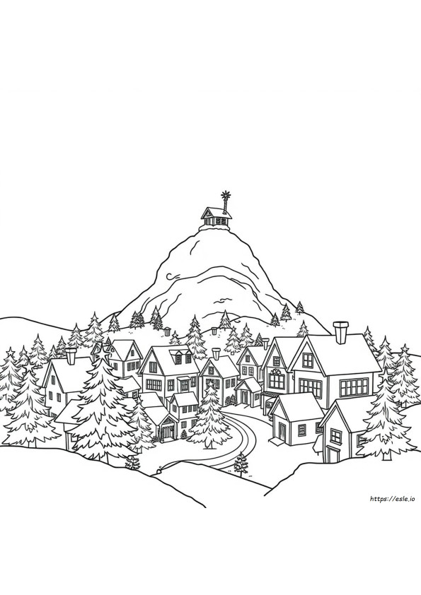 Whoville Coloring Pages Print