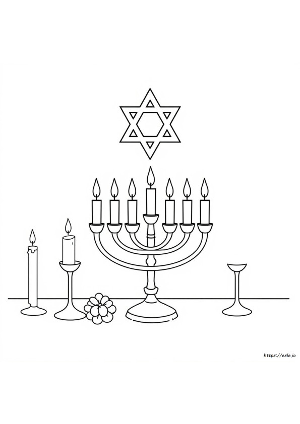 Pagine Di Hanukkah Da Colorare Per Ragazzi Delle Scuole Medie
