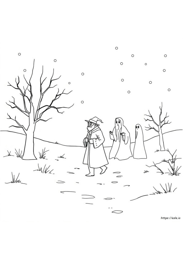 Coloring Pages For A Christmas Carol