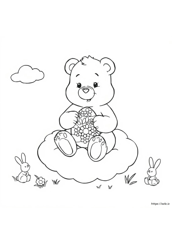 Care Bear Easter Coloring Pages