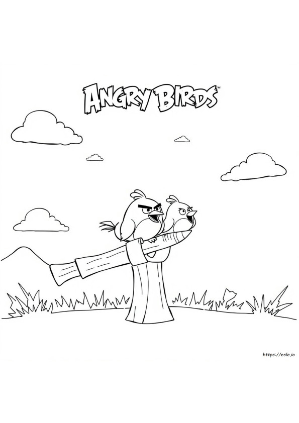Angry Birds Ausmalbilder