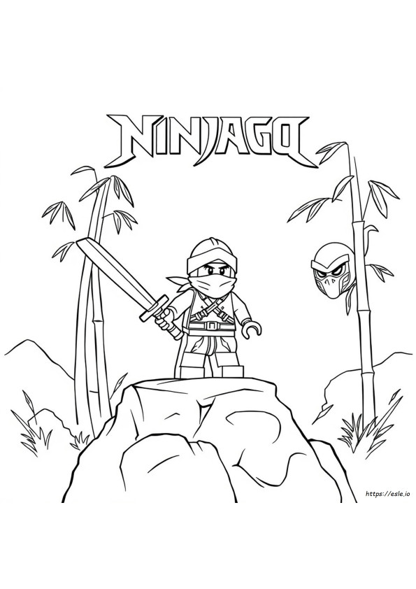 Season 6 Jay Ninjago Coloring Pages
