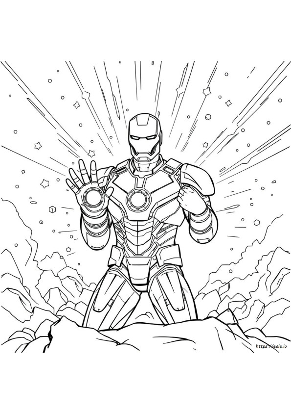 Infinity War Iron Man Coloring Pages