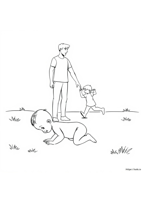 Ciclo De Vida Humano Para Colorear