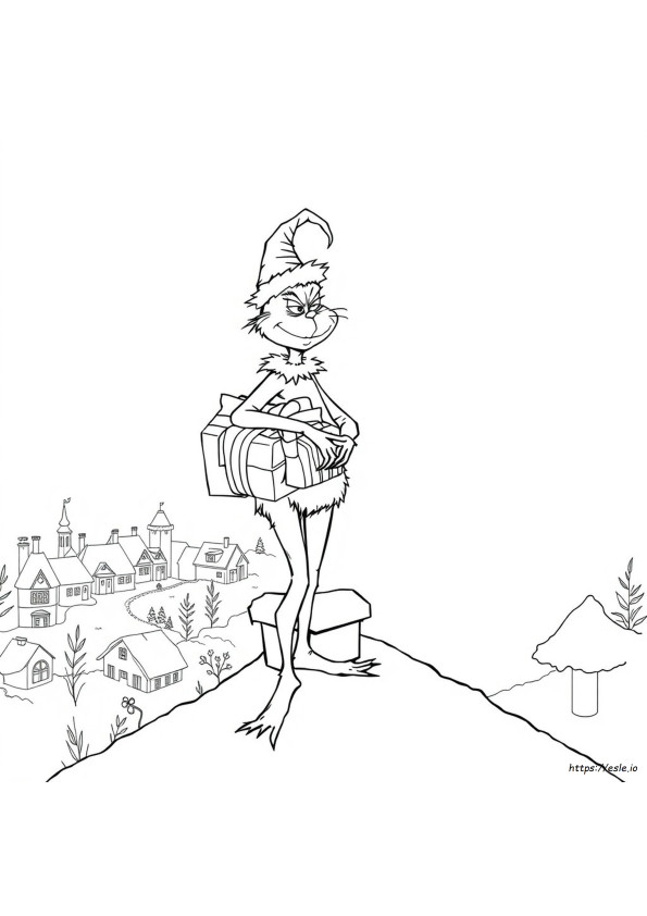 Coloring Pictures Of The Grinch Who Stole Christmas