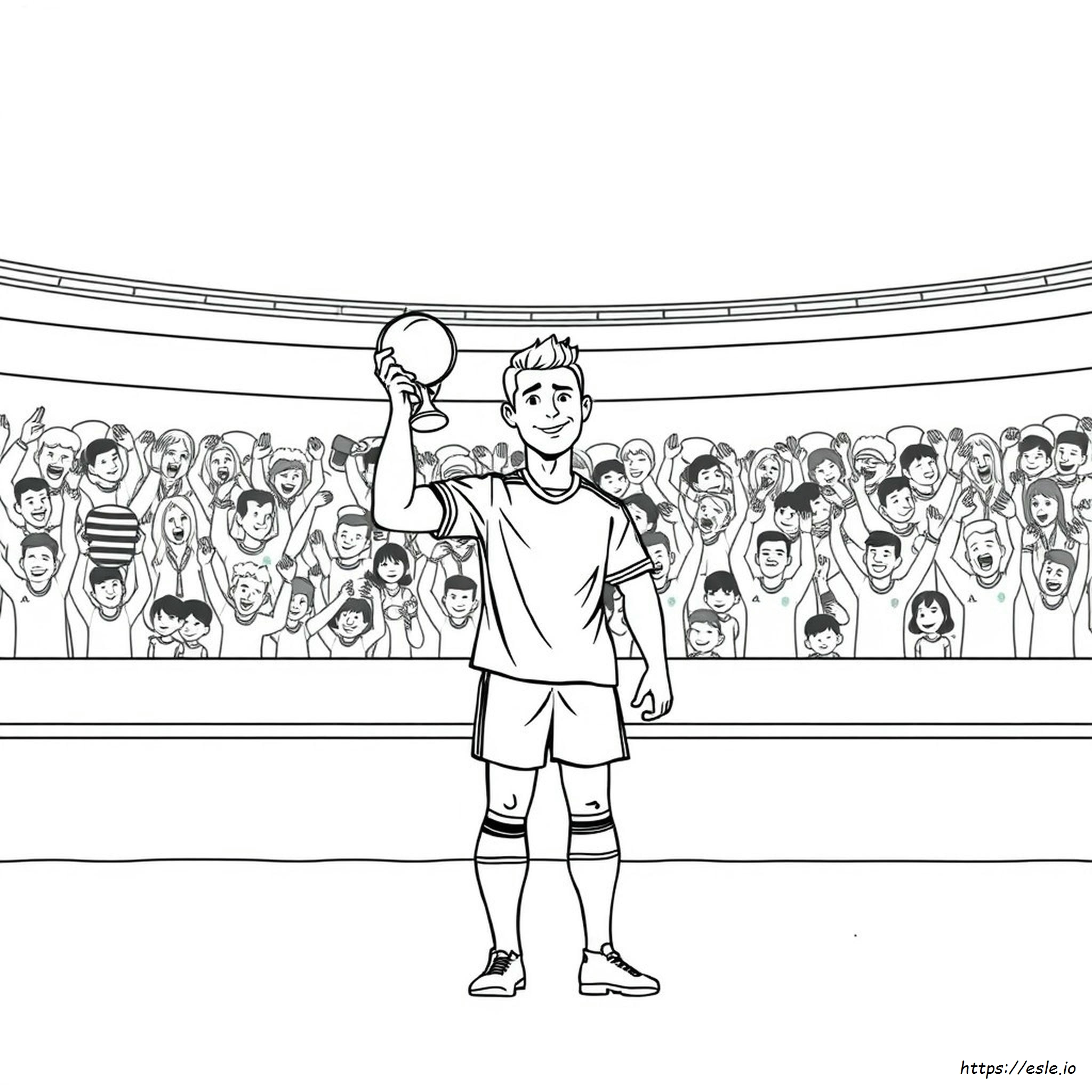 Gambar Mewarnai Ronaldo