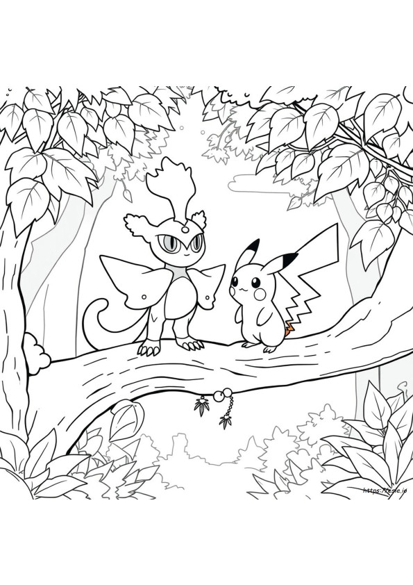 Hoopa Pokemon Boyama Sayfaları