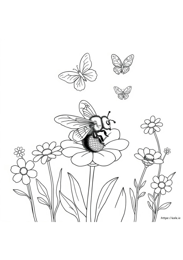 Dibujos De Abejas Para Colorear