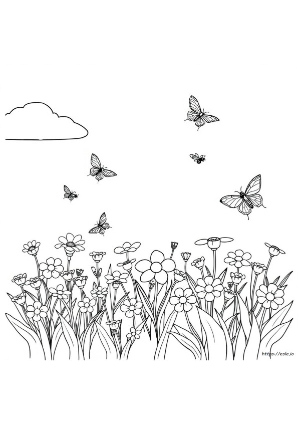 Coloring Page For Spring