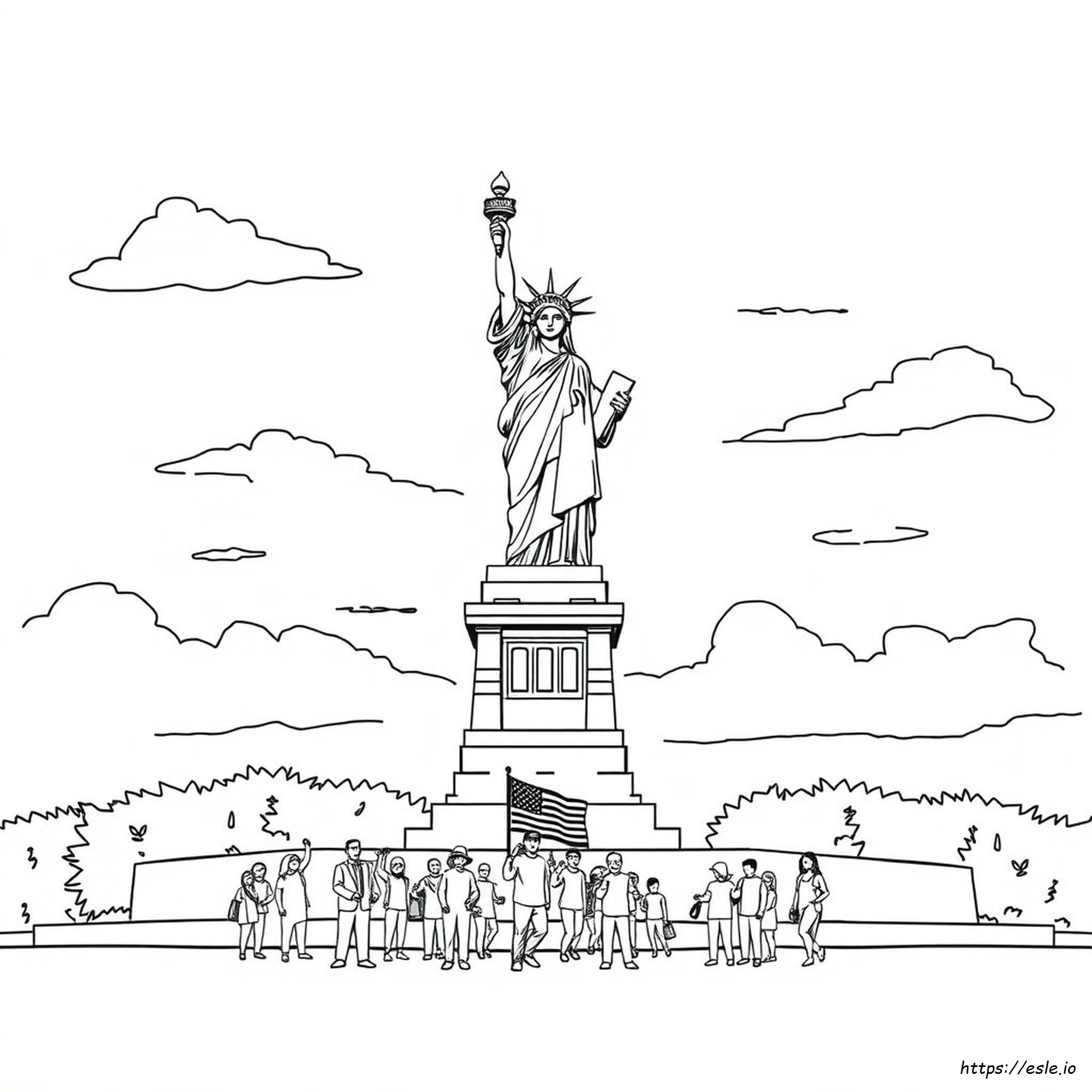 Liberty Coloring Pages