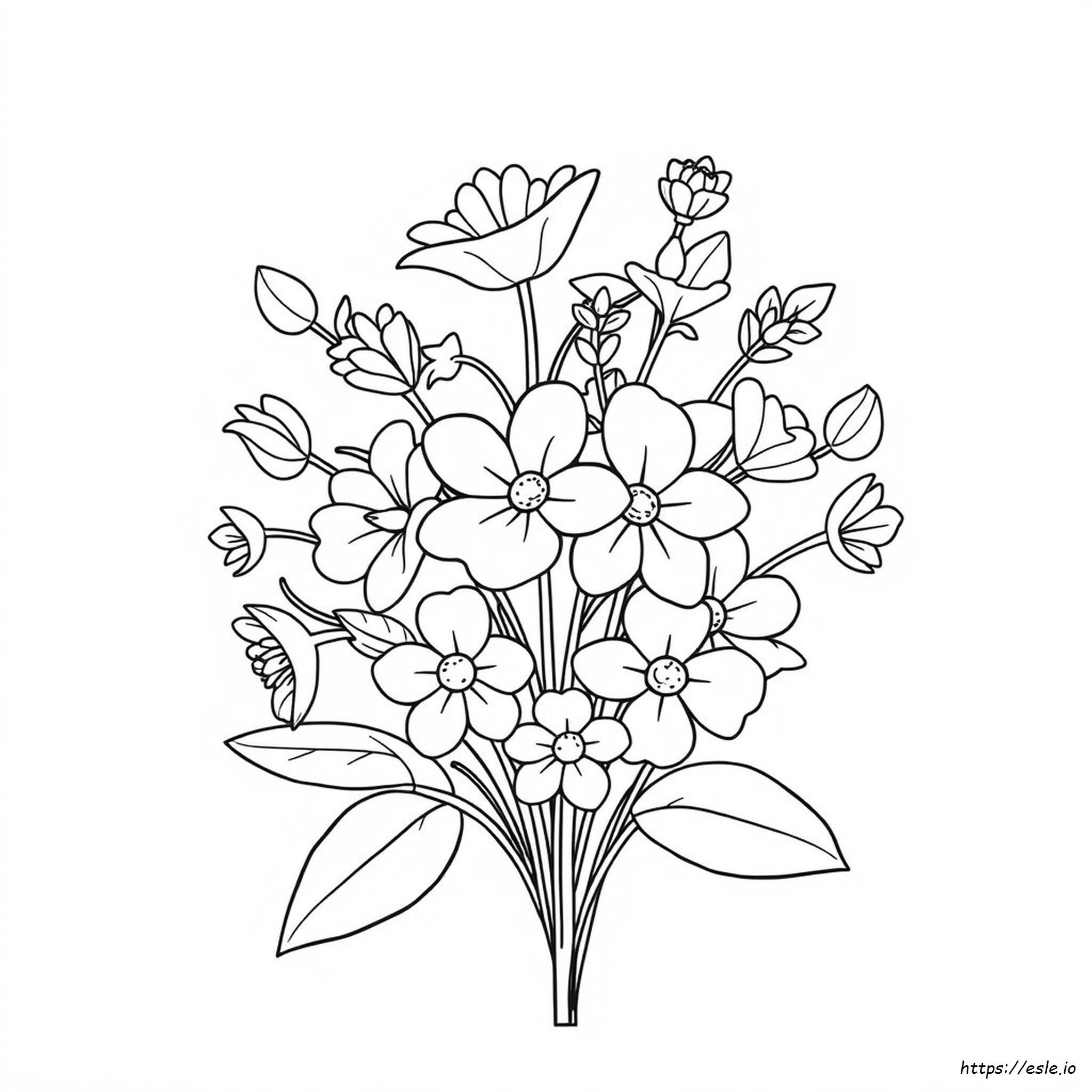 Kleurplaten Van Bloemen Kleurplaat