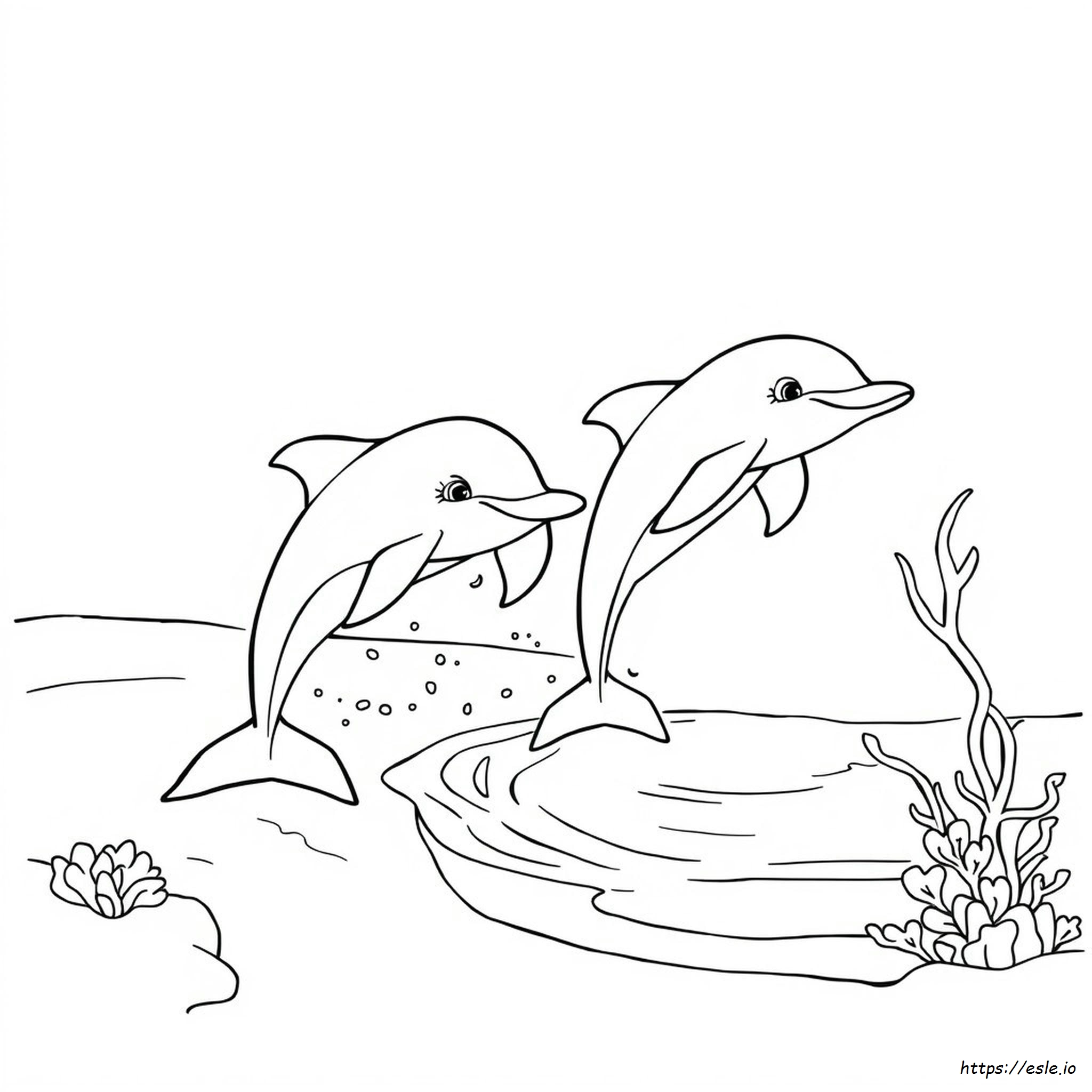 Disegni Da Colorare: Il Racconto Del Delfino
