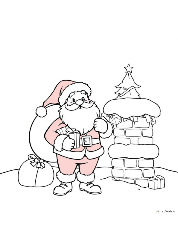 Zeichentrick Weihnachtsmann Ausmalbilder