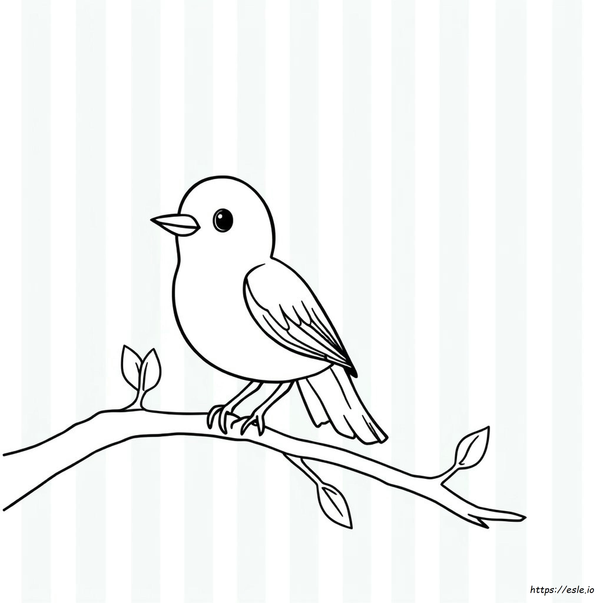 Burung Twitter Gambar Mewarnai