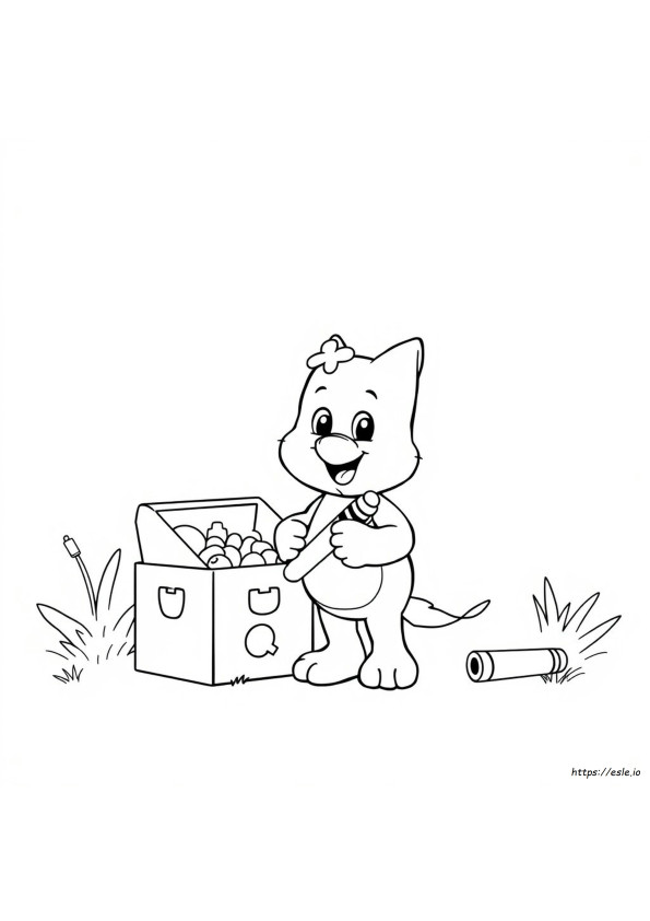 Bluey Colouring In Printable