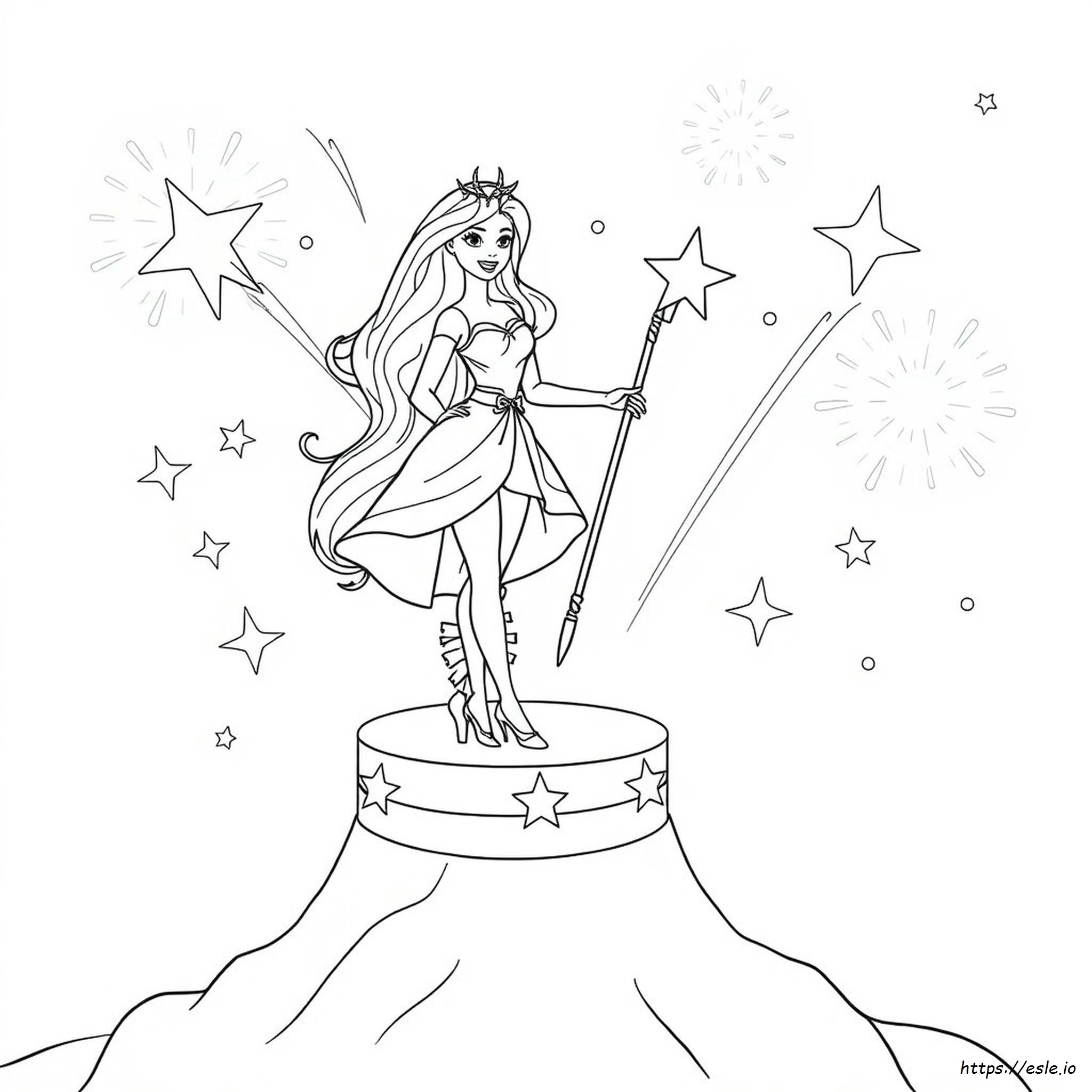 Coloriages Barbie Aventure Dans Les Étoiles