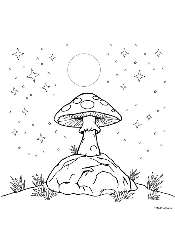 Stoner Mushroom Coloring Pages For Adults