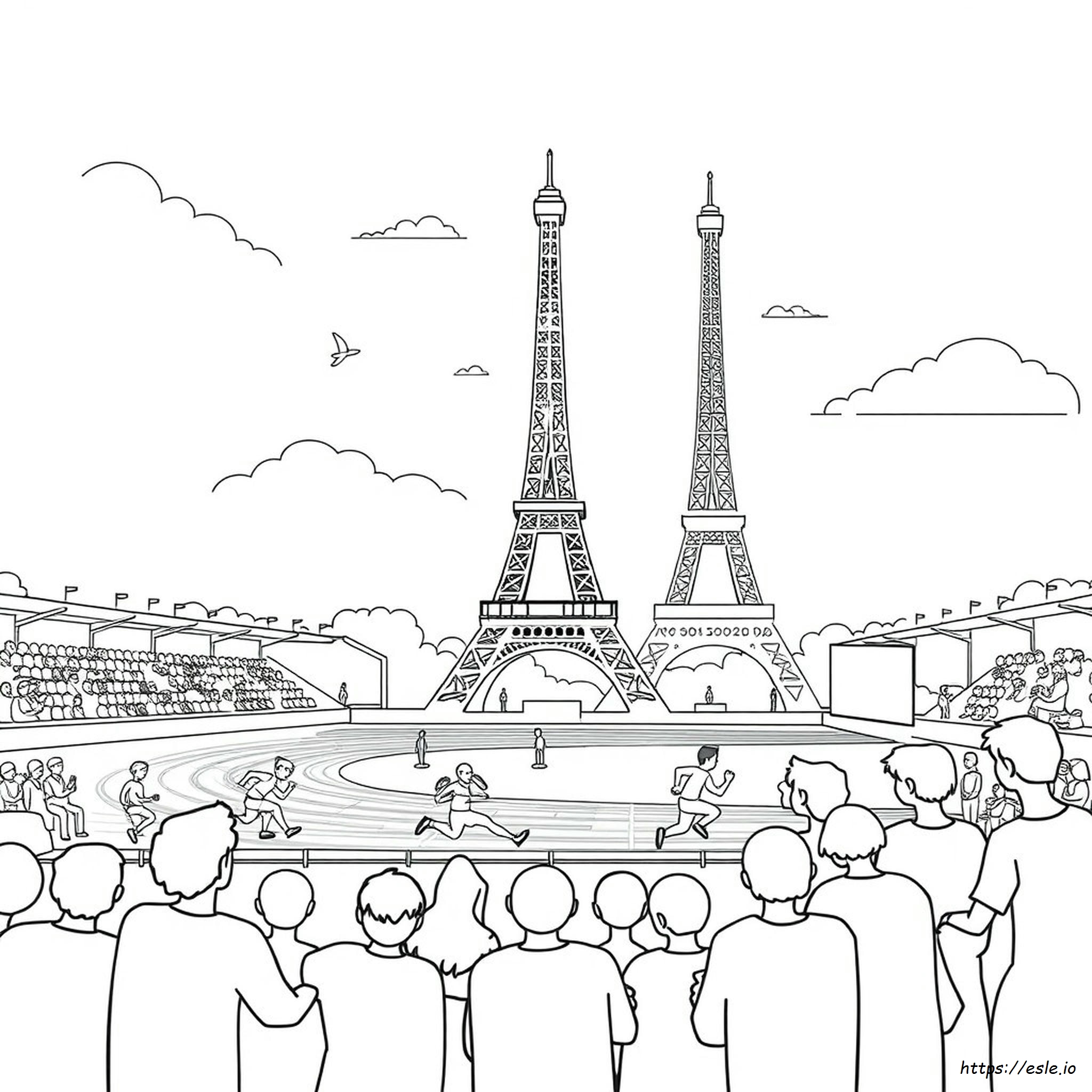 Summer Olympics 2024 Coloring Pages