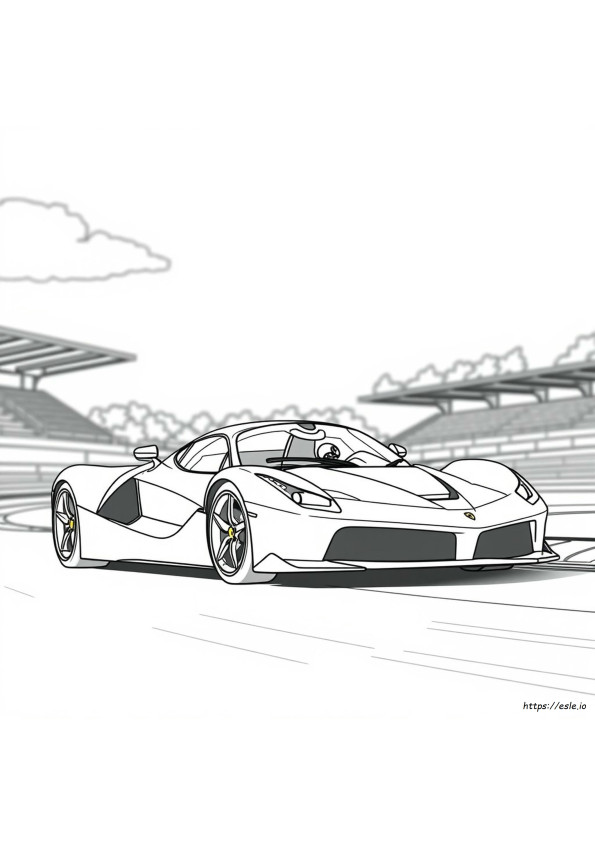 Laferrari Ferrari Coloring Pages