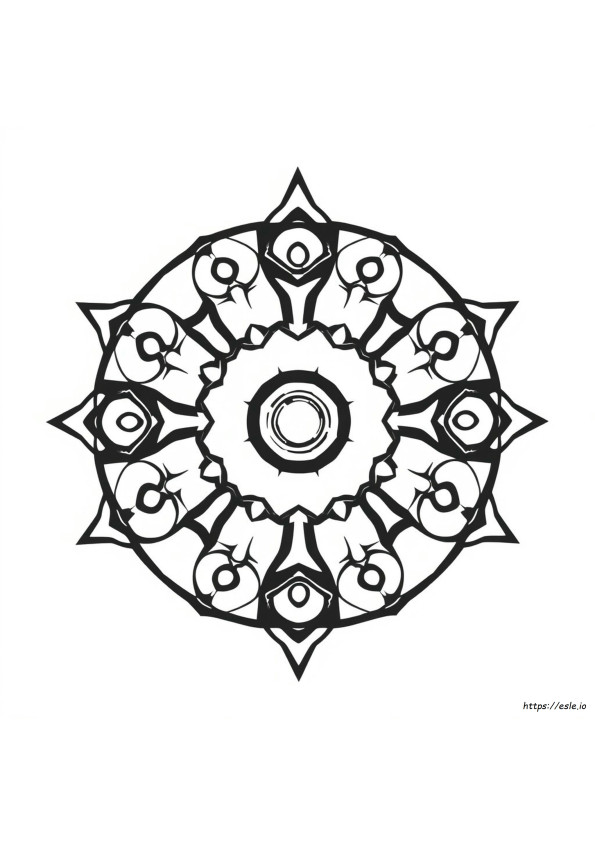 Pokemon Mandala Ausmalbilder