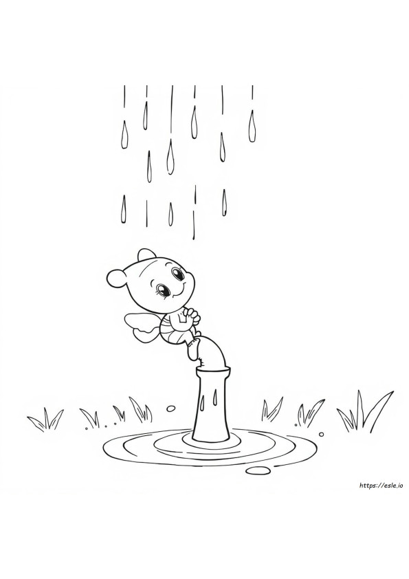 Itsy Bitsy Coloring Pages