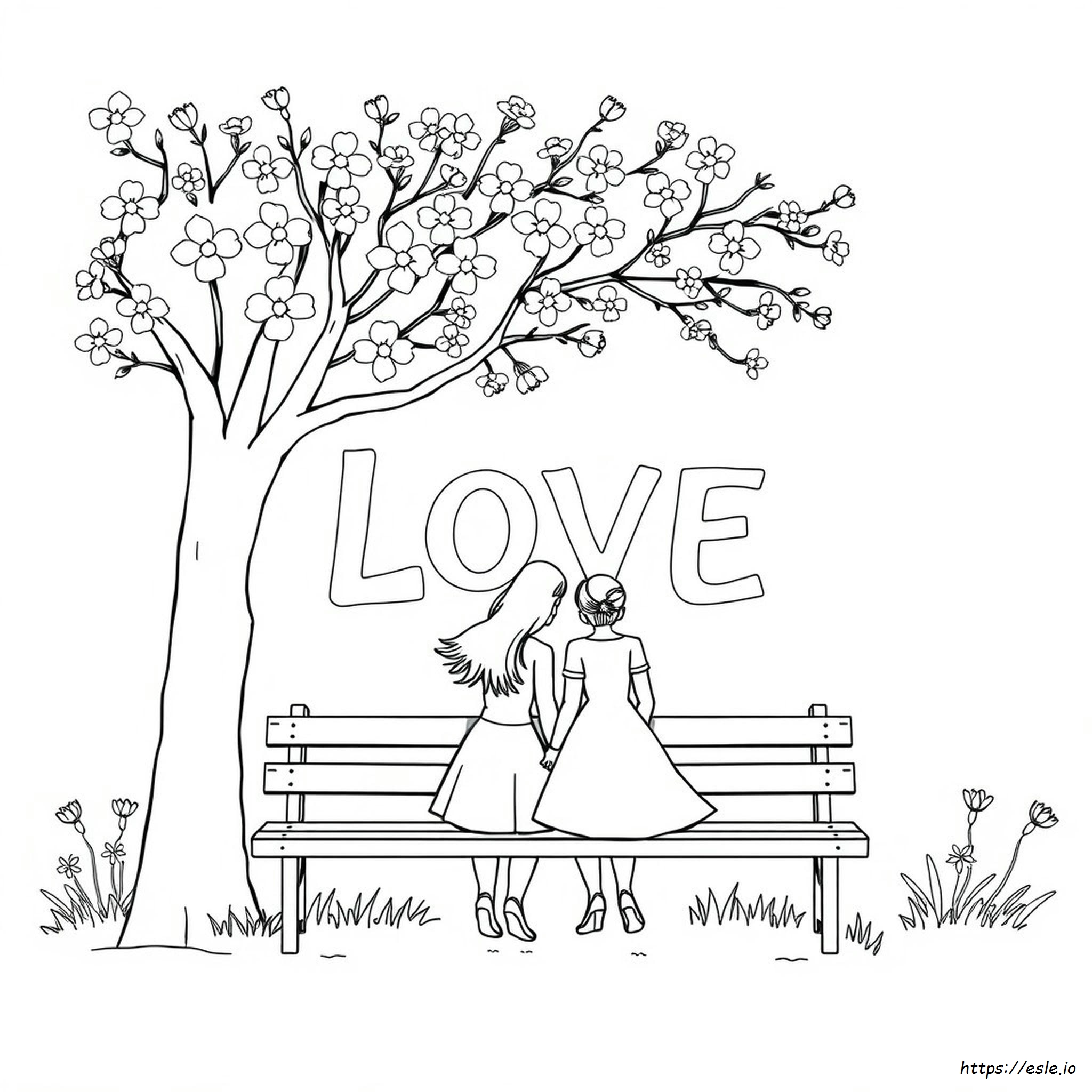Dibujos Para Colorear De Relaciones De Amor En Pareja Para Adultos