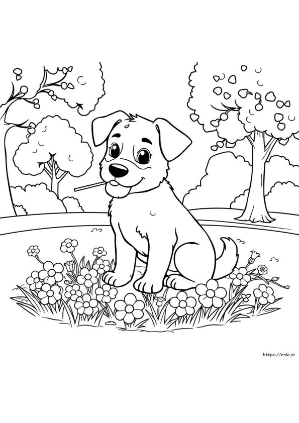 Cute Coloring Pages Of Dogs