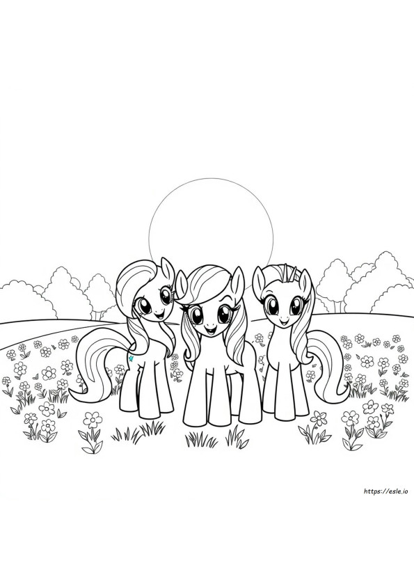 Mlp New Generation Coloring Pages