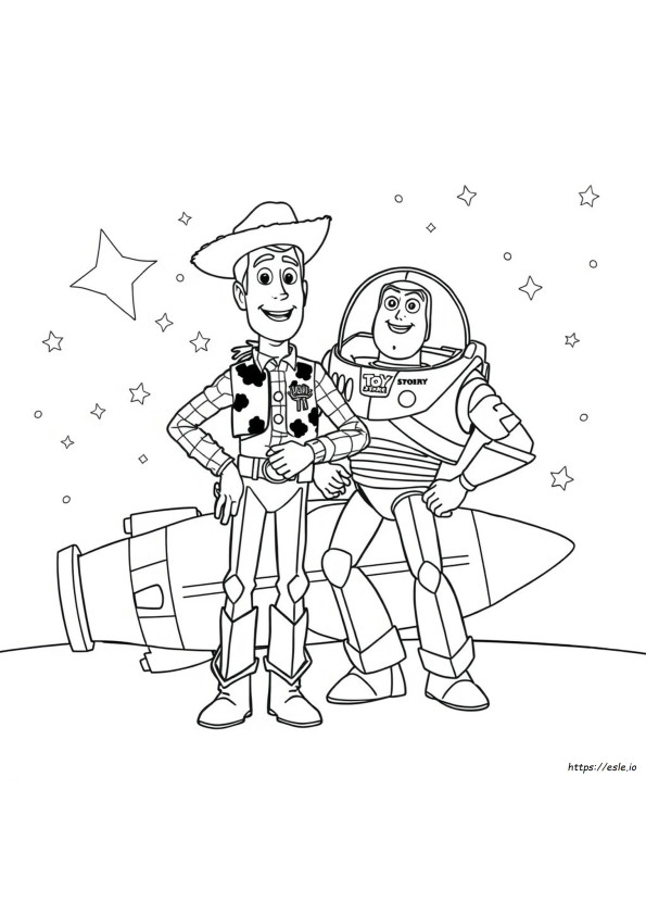 Printable Coloring Pages Of Toy Story